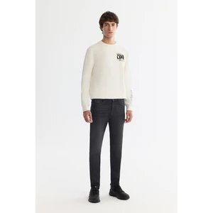 Avva Erkek Siyah Eskitme Yıkama Rio Skinny Fit Jean Pantolon A42Y3524