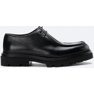 Erkek Siyah %100 Deri Bağcıklı Klasik Ayakkabı A42y8006