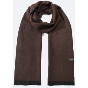 Avva Erkek Kahverengi Viskon Karışımlı Püsküllü Şal B009401