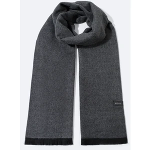 Avva Erkek Antrasit Viskon Karışımlı Püsküllü Şal B009401