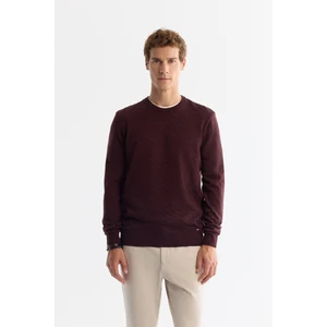 Erkek Bordo Dokulu Basic Kazak E005107