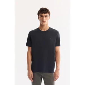 Erkek Antrasit Bisiklet Yaka Bi-Stretch Soft Touch Basic Regular Fit T-Shirt B001031