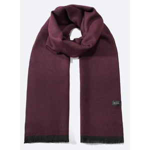 Avva Erkek Bordo Viskon Karışımlı Püsküllü Şal B009401