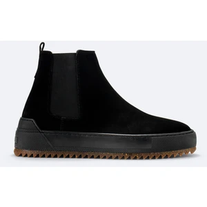 Avva Erkek Siyah %100 Süet Esnek Taban Hafif Chelsea Bot B008009