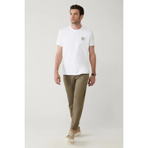 Avva Erkek Açık Haki Pamuklu Klasik Bel Relaxed Fit Pantolon A41Y3037