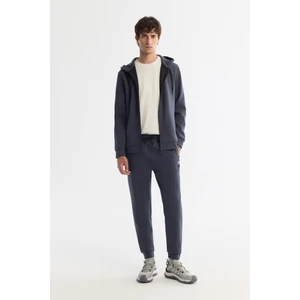 Avva Erkek Antrasit Beli Lastikli Bağcıklı Bi-Stretch Regular Fit Eşofman Altı B003400