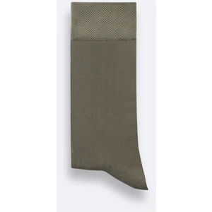 Avva Erkek Haki Pamuklu Soket Çorap A42Y8522