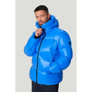 Avva Erkek Saks Kapüşonlu Kaz Tüyü Su İtici Rüzgar Geçirmez -20°C Dayanıklı Şişme Mont A42Y6182