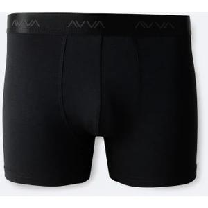 Erkek Siyah Basic Soft Touch Tekli Regular Fit Boxer A42Y9537