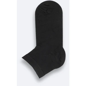 Avva Erkek Siyah Pamuklu Patik Çorap B008556