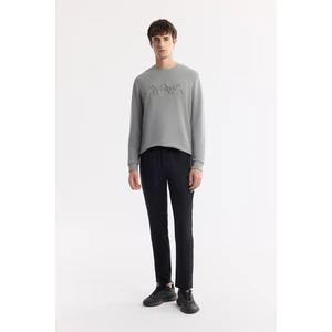 Avva Erkek Siyah Beli Lastikli Teknik Kumaş Regular Fit Eşofman Altı A51Y3420