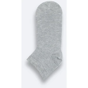 Avva Erkek Gri Pamuklu Patik Çorap B008556