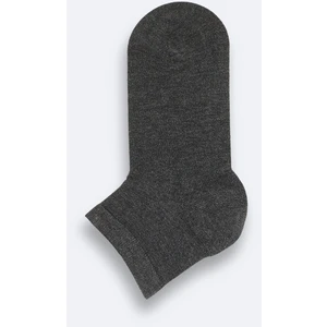 Avva Erkek Antrasit Pamuklu Patik Çorap B008556