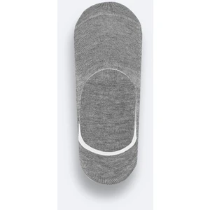Avva Erkek Gri Pamuklu Babet Çorap B008557