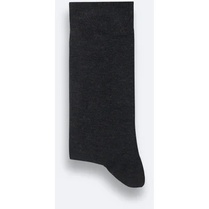 Avva Erkek Siyah Kaşmir Soket Çorap B008502
