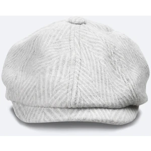 Avva Erkek Ekru Yün Karışımlı  Desenli Kasket Şapka A42Y9280