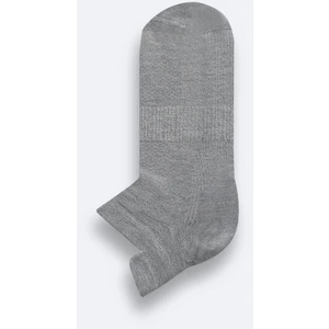 Avva Erkek Gri Bambu Patik Çorap B008530