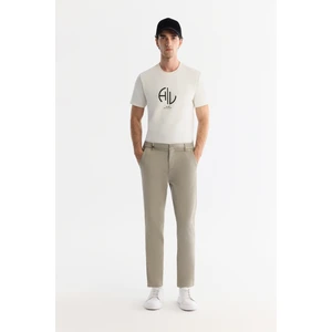 Avva Erkek Vizon Yanı Lastikli Yumuşak Tuşeli Duble Paça Slim Fit Pantolon A42Y3007