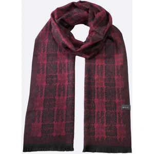 Erkek Bordo Desenli Şal A32Y9403