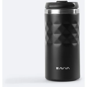Avva Erkek Siyah Paslanmaz %100 Çelik Termos 300 ML B009901