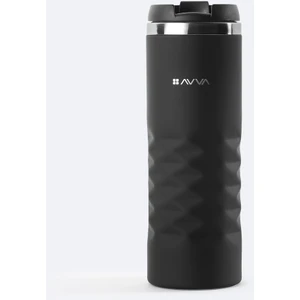 Avva Erkek Siyah Paslanmaz %100 Çelik Termos 400 ML B009900