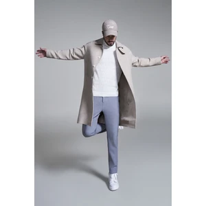 Erkek Bej Gizli Patlı Reglan Kollu Uzun Kaşe Kaban A32Y6102