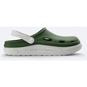 Erkek Haki-Beyaz Eva Terlik A31Y8316