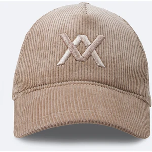 Erkek Vizon Önü Nakış Detaylı Kadife Şapka A32Y9213