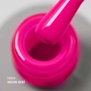 Momo Professional Kalıcı Oje N004 Neon Fuşya Pembe 4 ml Orta Kıvamlı 3 Hafta Süren Kalıcılık