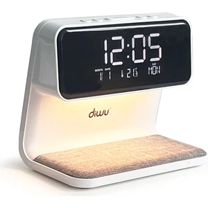 Dijital Işıklı Masa Saati Ve Kablosuz Şarj Aleti