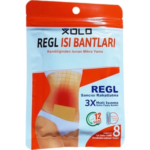 Regl Ağrılarına Karş Isıtıcı Ped Regl Isı Bantları 8 Adet Sıcak Micro Yama Yeni Konfor