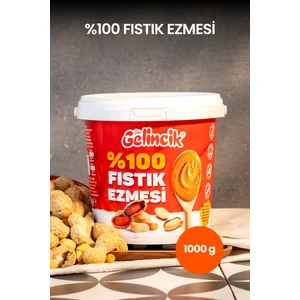 Fıstık Ezmesi Şekersiz Saf Doğal Katkısız Taze Çekim Glutensiz Doğal Fıstık Ezmesi 1 kg