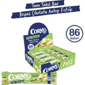 Tam Tahıl Bar Beyaz Çikolata Antep Fıstığı 20G x 12 Adet