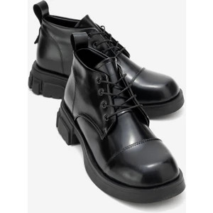 Lagom Siyah Mat Rugan Kadın Bot