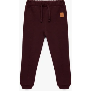 Beli Lastikli Cepli Basic Jogger Eşofman Altı