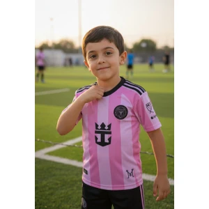 Bite Nose Inter Miami Lionel Messi Yeni Sezon Forması Şortlu Çocuk