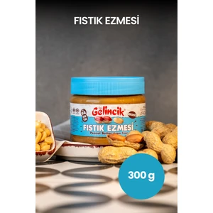 Kahvaltılık Sürülebilir Doğal Katkısız 300GR Özel Üretim Şekersiz Fıstık Ezmesi Krem