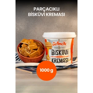 Parçacıklı Bisküvi Kreması Smooth Özel Üretim 1kg Kahvaltılık Krema Bisküvi Kreması 1000GR