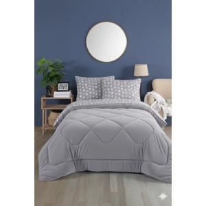 Diamond Lüx Wellsoft Çift Kişilik Çift Taraflı Yorgan + Yastık Kılıfı, Uyku, Çeyiz Seti