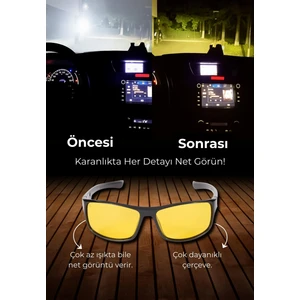 601 Antifar Gece Sürüş Gözlüğü
