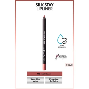 Note Cosmetics Silk Stay Lipliner Suya Dayanıklı Ipeksi Dudak Kalemi - 03 Soft Bloom - Nude