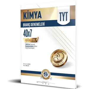 Bilgi Sarmal Yayınları TYT Kimya 40 x 7 Branş Denemeleri 2026