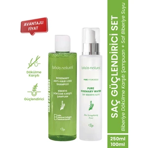 Bade Natural Biberiye Dökülme Karşıtı ve Güçlendirici Saç Toniği & Şampuan