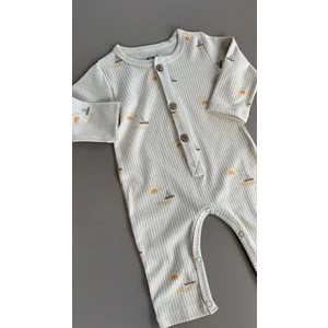 Baskılı Tulum 0-3 Yaş Yelken Desen