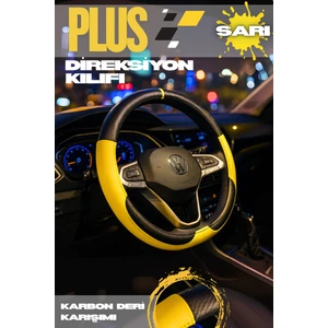 Plus Karbon Serisi Geçmeli Direksiyon Kılıfı