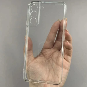 Samsung S21 Uyumlu Şeffaf Silikon Kamera Korumalı Kılıf