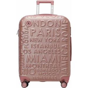 Lugano -B Abs 5pr Pudra Unisex Büyük Boy Valiz