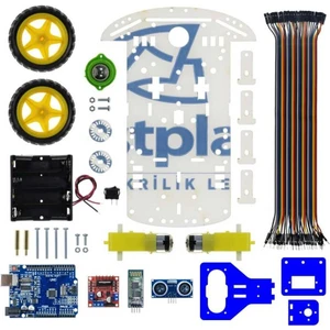 REX Discovery Serisi Arduino Uyumlu Araba Kiti - Bluetooth Robot Araç - 2WD