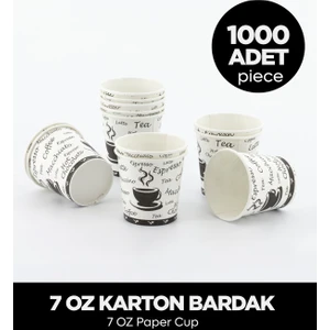 7 Oz Karton Bardak - 1.000 Adet