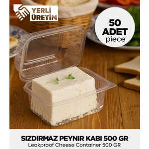Peynir Kabı 500 gr – 50 Adet